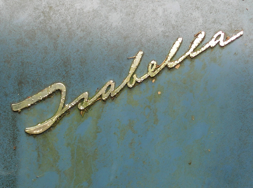 Detail eines Autowracks auf dem ehemaligen Autofriedhof Gürbetal